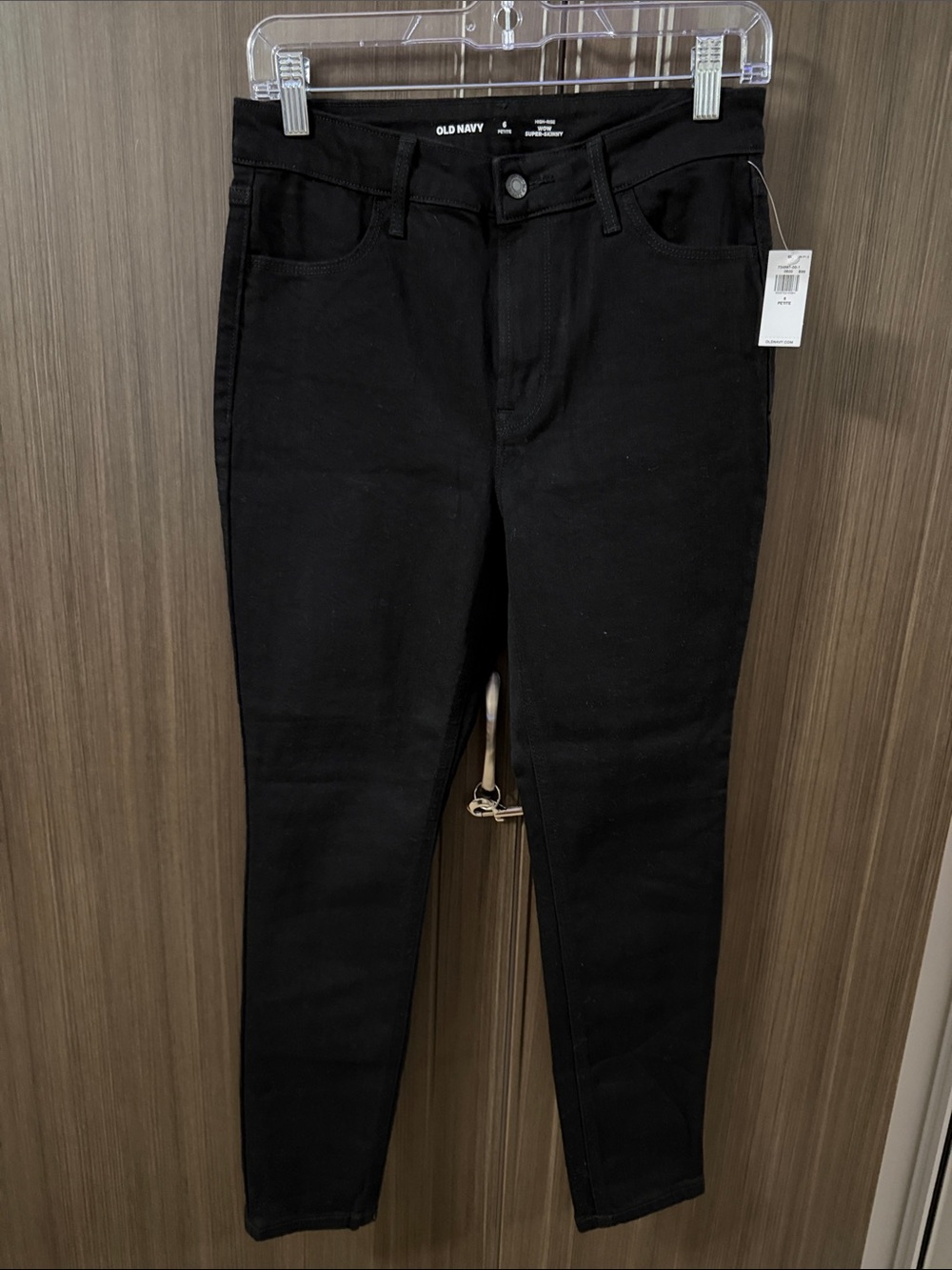 Old Navy Black Skinny Jeans - High-Rise‎ Stretch